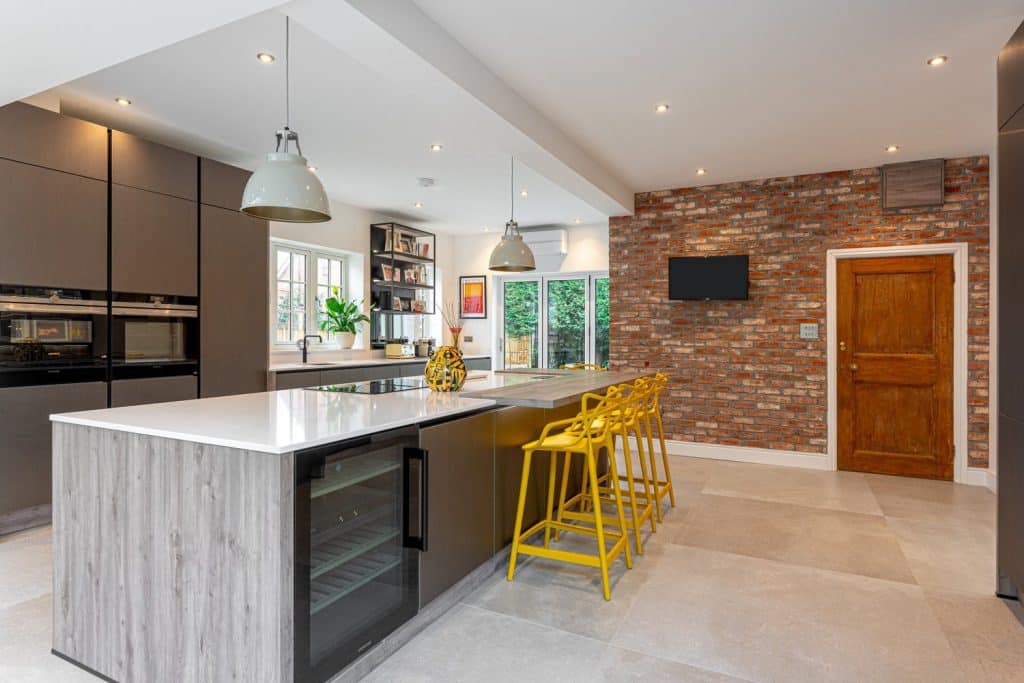 open plan kitchen renovation