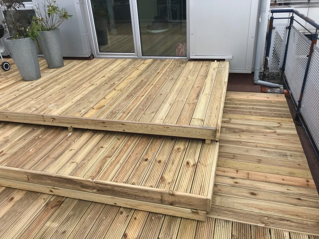 Penthouse Decking in Harborne