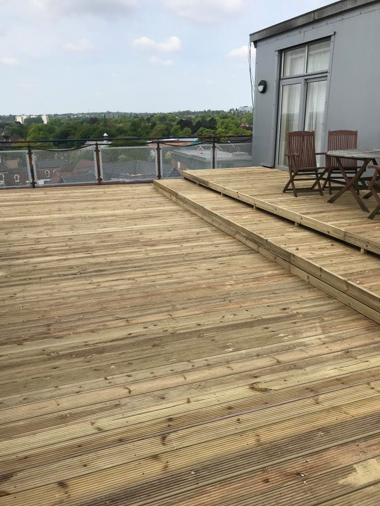 Penthouse Decking builder